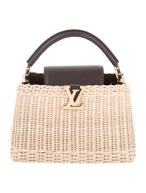 lv rattan bag|Capucines BB .